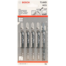 Пилочки для лобзика Bosch HCS 144 D (дерево, быстрый рез)